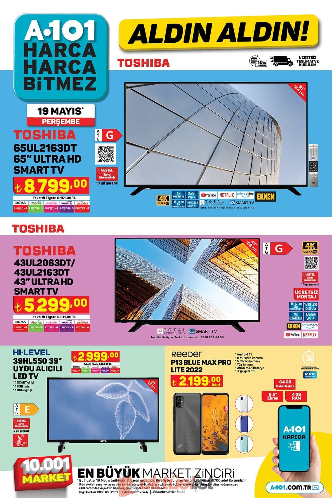 A101 19 Mayıs 2022 Aktüel Kataloğu Yayınlandı